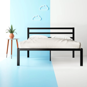 5ft x 7ft Minimalist King Size Metal Frame Bed – Sturdy Platform Bed for Modern Bedrooms