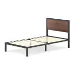 Modern Metal Platform Single Bed – Sturdy Frame with Sleek Design for Bedroom