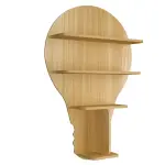 Bulb Shape Backlit Wall Shelf