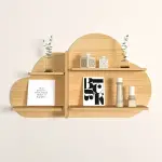 Cloud Shape Backlit Wall Shelf