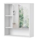 Mirror with Cabinet Shelf