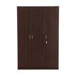 Medusa Engineered Wood Particle Board 3 Doors Almira with Inner Locker Drawer/Wardrobe 72/48