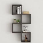 Multipurpose Modular Wall Racks/Shelves/Organiser/Décor Particle Board Wall Shelf