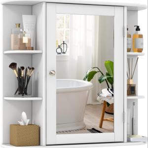 Mirror Cabinet Storage Showcase
