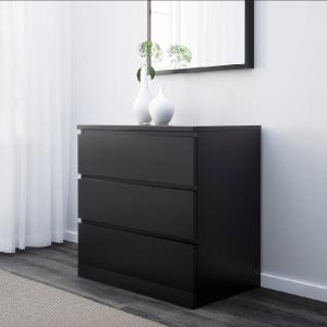 Caspian Engineered Wood 3 Tier Chest of Drawers for Home/Office cabinet