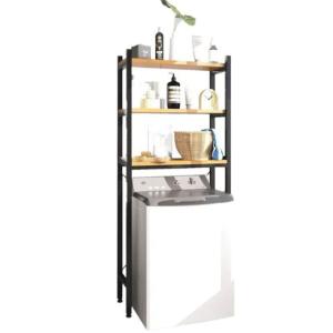 Storage Rack Above Washing Machine – Laundry Room & Bathroom Organizer, Metal Detergent Rack for Efficient Storage