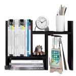 Adjustable Desk Storage Organizer Display Shelf Book Rack