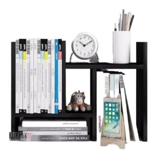 Adjustable Desk Storage Organizer Display Shelf Book Rack