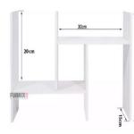 Adjustable Desk Storage Organizer Display Shelf Book Rack