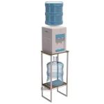 2-Tier Heavy Duty Metal Water Purifier Rack - Sturdy Water Jug & Bottle Holder Storage Rack