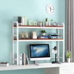 img Iron Table Organizer – 24x30-Inch Lateral Filing Display Shelf with 2 Shelves
