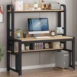 Modern Computer Desk with Metal Frame & Engineered Wood – Stylish & Sturdy Workstation