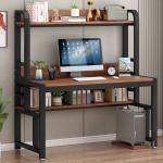 Modern Computer Desk with Metal Frame & Engineered Wood – Stylish & Sturdy Workstation