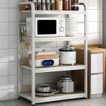 4-Tier Kitchen Cabinet Oven Rack Shelf – Microwave Stand and Storage Organizer