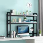 img Iron Table Organizer – 24x30-Inch Lateral Filing Display Shelf with 2 Shelves
