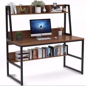 Multi-Purpose Computer Table Reading Desk, Metal Body Spacious Desktop Table, Long Lasting and Comfortable Reading Table for Home or Office Use