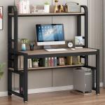 Modern Computer Desk with Metal Frame & Engineered Wood – Stylish & Sturdy Workstation