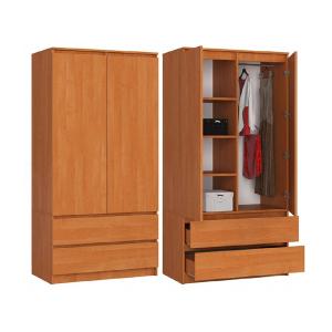 Premium Quality - Premium Design 2 Door with 2 Large Drawer Almira/Wardrobe H70 + L30 + W16