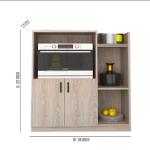 Microwave Oven Rack | Multi-functional Crockery storage Cabinet