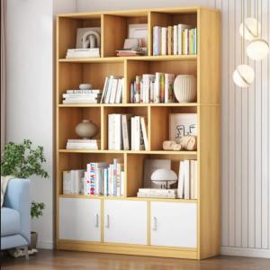 Alfa 10 Shelf with 3 lock door Display Cabinet, 3 door book shelf