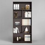 Furniture Bookshelf, 5-Tier Industrial Display Rack