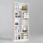 Furniture Bookshelf, 5-Tier Industrial Display Rack