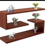 ANIKAA Wall Shelf/ Floating Wall Shelves/ Book Shelf Particle Board Wall Shelf