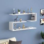 ANIKAA Wall Shelf/ Floating Wall Shelves/ Book Shelf Particle Board Wall Shelf