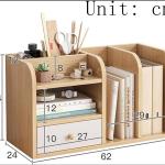 GUODDM Desk Organizers Bookshelf, Small Bookshelf
