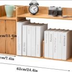 HIHELO Book Case Creative Desktop Storage Small Bookshelf Flower Rack