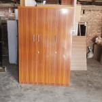 Medusa Engineered Wood Particle Board 3 Doors Almira with Inner Locker Drawer/Wardrobe 72/48
