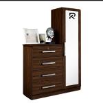 RK Modern and Trendy MDF White Wardrobe cum Almirah - Furniture & Decor
