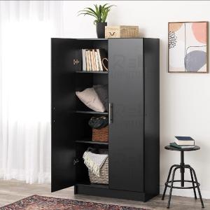 Indulge Durablity - Premium Quality - RK 2 Part Black Standing storage cabinets or cupboards - Sustainable Option - Exclusive Experience