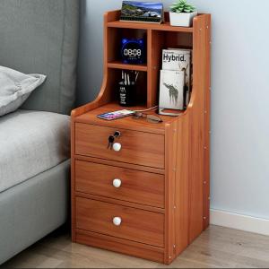 Royal Decor M31 Double Drawer Bed Side Table Nightstand Bedside Table Simple Storage