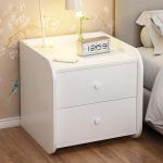 Royal Decor M31 Double Drawer Bed Side Table Nightstand Bedside Table Simple Storage