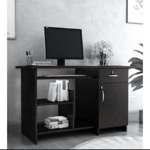 Computer Table With Keyboar Stand Writing Desk for Study, Table for Home Office Desk Office Table, Laptop Working Table with 1 Storage Shelf and Drawer