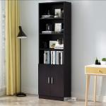 Nifty Niche Book Shelf Best Quality Bookcase-Cum-Showpiece Standing Display Shelving Stand Rack with Storage Cabinet