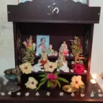 Puja Mandir Home Temple Indoor Beautiful Hindu Mondir